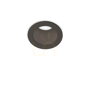 Recessed luminaire Ideallux QUARK 327495 black 5W 3000K 4cm small 0