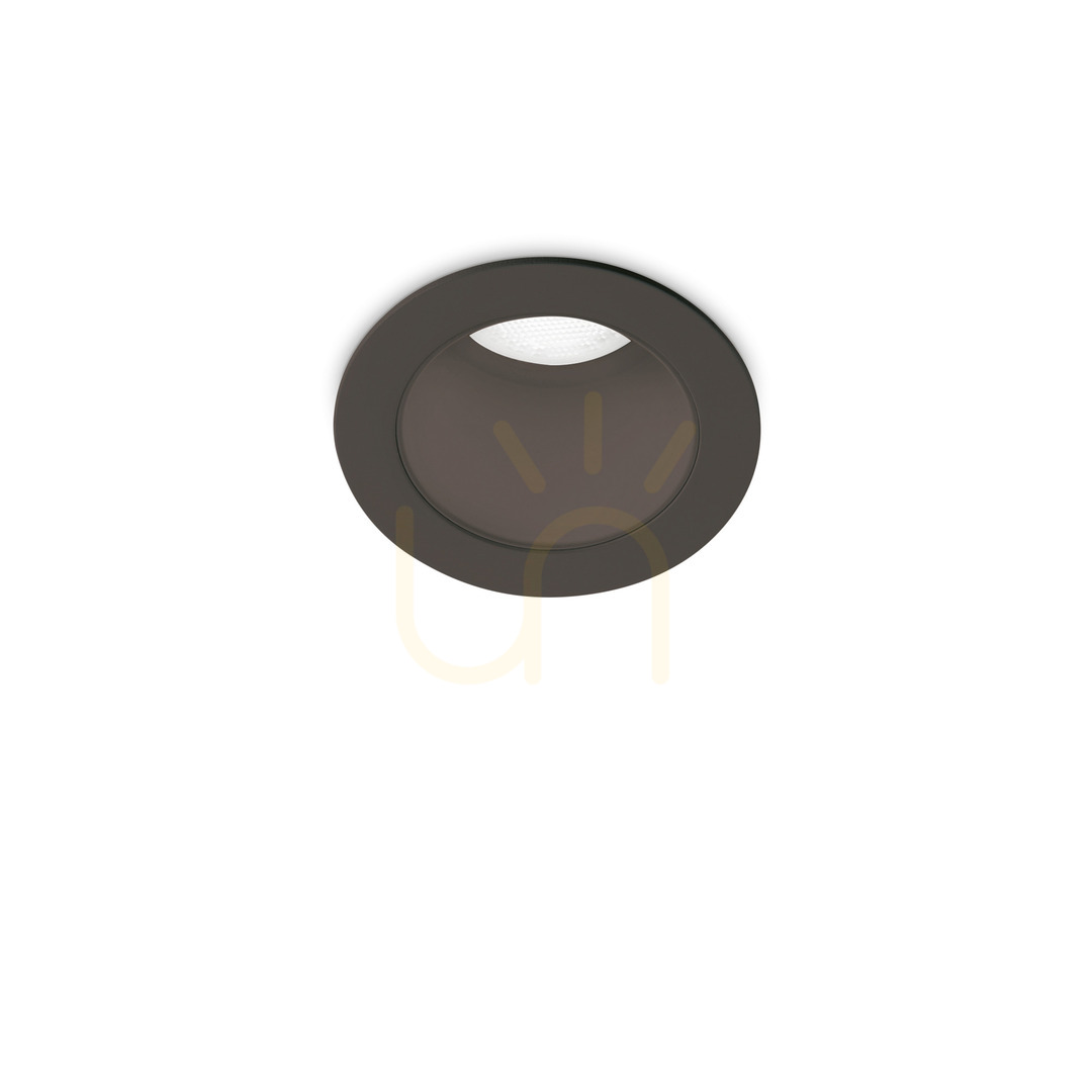 Recessed luminaire Ideallux QUARK 327495 black 5W 3000K 4cm