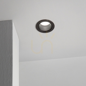 Recessed Luminaire Ideallux QUARK 322889 Black LED 9W 3000K 4.9 cm small 1