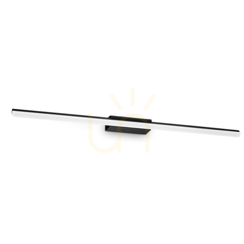 Check Outdoor Wall Lamp Ideallux Riflesso 345147 Black LED 19W 82 cm