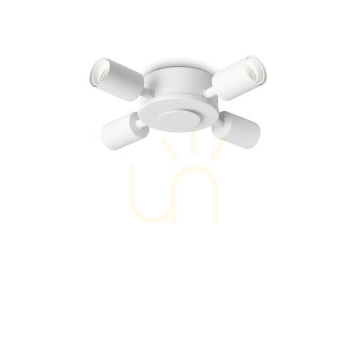 Check Plafon sufitowy Ideallux SET UP 320373 biały 4xE27 31 cm