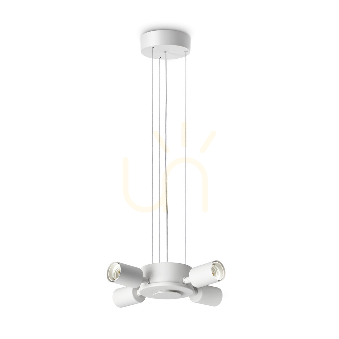 Pendant Light Ideallux Set Up 348230 White 4xE27 31 cm