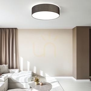 Lampshade Ideallux SET UP Slim Beige Textile D45 H14 345970 small 2