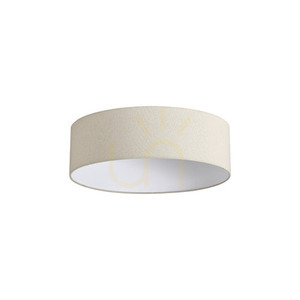Lampshade Ideallux SET UP Slim Beige Textile D45 H14 345970 small 0