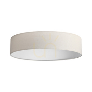Lampshade Ideallux SET UP Slim Beige Textile D90 H18 346052 small 0