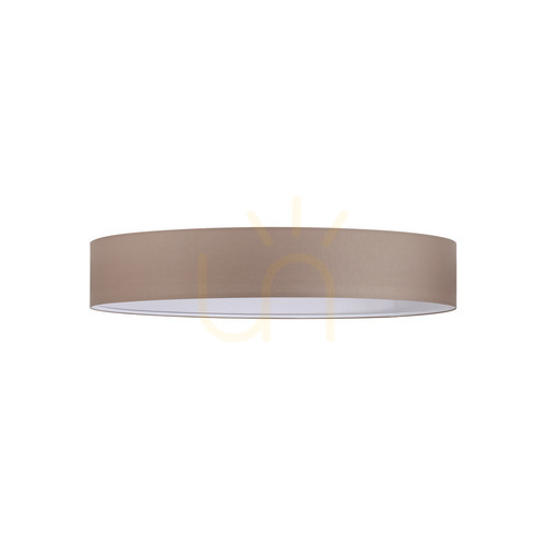 Check Lampshade Ideallux SET UP Ultra Slim Tortora Textile 70 cm 346168