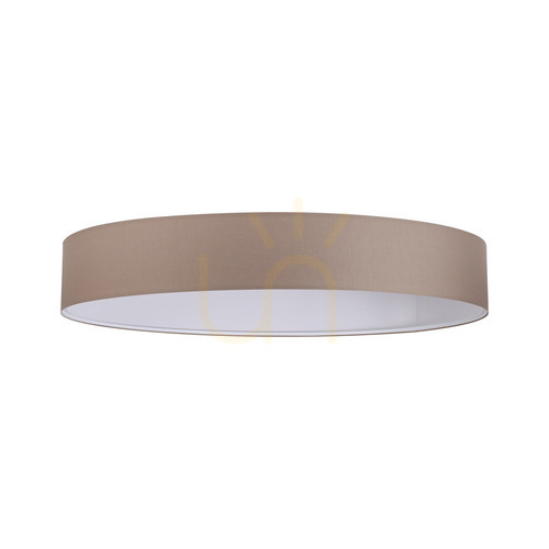 Check Lampshade Ideallux SET UP Ultra Slim Tortora Fabric D90 H9 346205