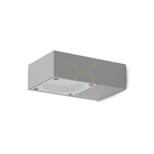 Check Outdoor Wall Lamp Ideallux Sirio 345611 Grey GX53 IP54