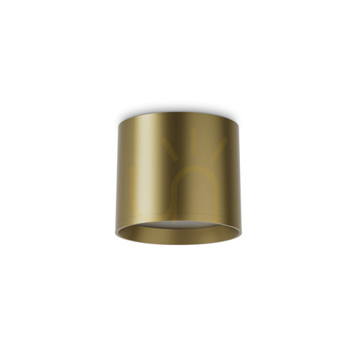 Check Plafon LED Ideallux Spike 345475 mosiądz 10 cm 10W 3000K