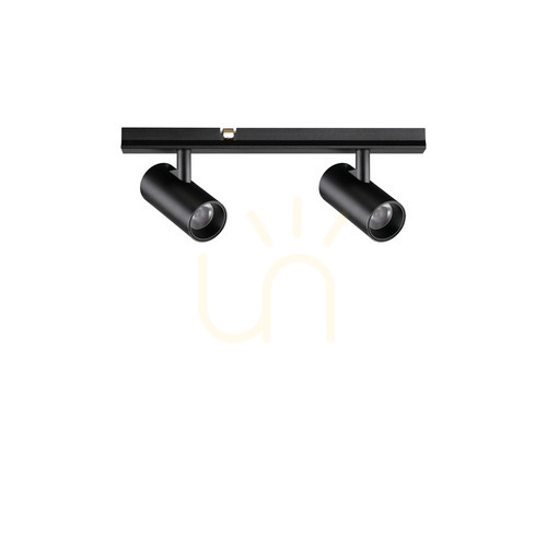 Check Track Light Ideallux Stick Double 6W 2700K Black 345024