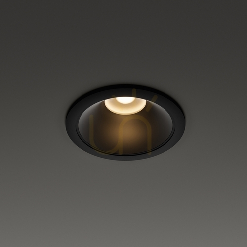 Check Recessed Luminaire Ideallux TAG Black LED 7W 3000K 331256