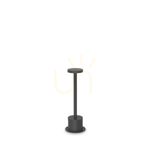 Outdoor Standing Light Ideallux Toffee Black 25 cm LED 8W 347769 small 0