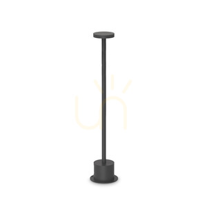 Outdoor Standing Light Ideallux Toffee Black 50 cm LED 8W 347790 small 0
