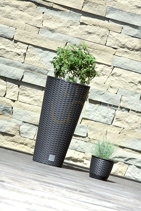 Display RATO TUBUS frost resistant flowerpot - white 8 L RATO TUBUS frost resistant flowerpot - white 8 L
