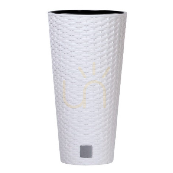 Check RATO TUBUS frost resistant flowerpot - white 8 L RATO TUBUS frost resistant flowerpot - white 8 L