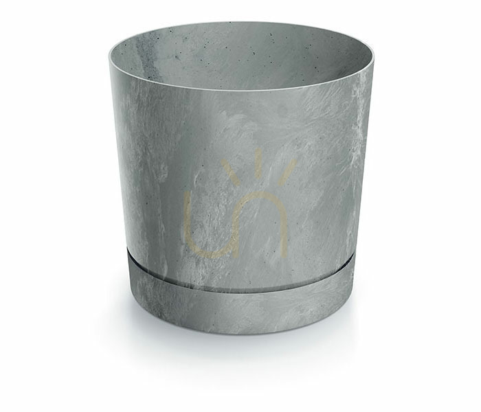TUBO P BETON EFFECT frost resistant flowerpot - concrete 1.8 L