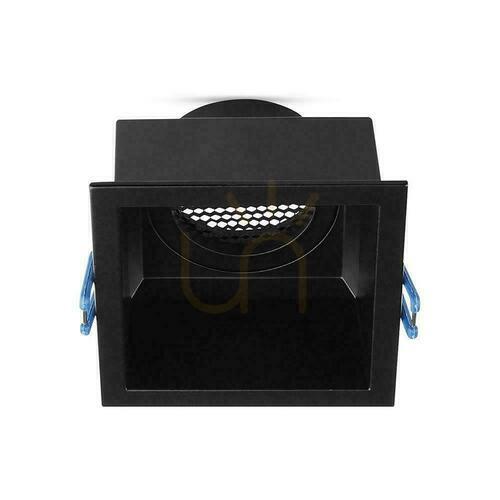 Check V-TAC GU10 Hoyne Comb Aluminum Square Mesh Black VT-9001SQ