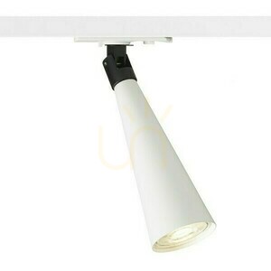 Alexis Spotlight for 1-Circuit Tracks White/Black 230 V GU10 max. 5 W small 1