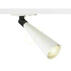 Alexis Spotlight for 1-Circuit Tracks White/Black 230 V GU10 max. 5 W small 0