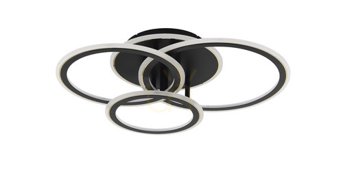 Check Ceiling light Zuma Line LUNAR MS238130-BK LED black