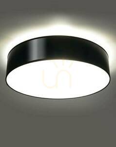 Ceiling lamp ARENA black Sollux small 1