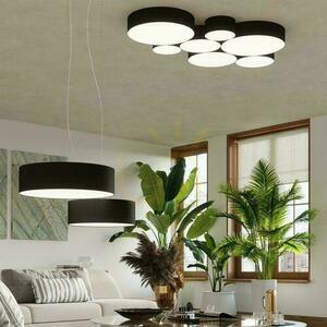 Ceiling lamp ARENA black Sollux small 10