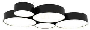 Ceiling lamp ARENA black Sollux small 14