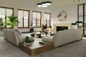 Ceiling lamp ARENA black Sollux small 8