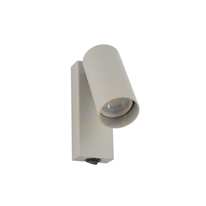 Wall lamp with switch Silk gray FOURTY 11765 - Nowodvorski small 3