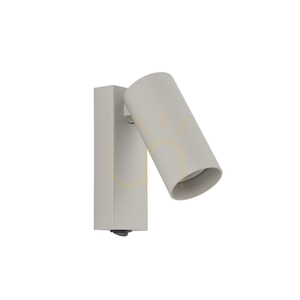 Wall lamp with switch Silk gray FOURTY 11765 - Nowodvorski small 0
