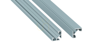 LED profile LUMINES type ajar Sky blue lacquered 1 m small 0