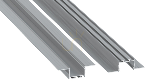 Check LED profile LUMINES type akin silver anodized 2 m