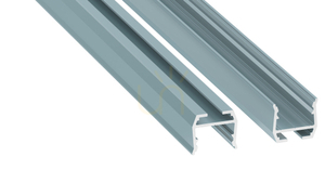 LED profile LUMINES type axel Sky blue lacquered 1 m small 0