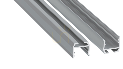 Check LED profile LUMINES type axel silver anodized 2 m