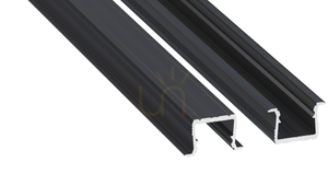 LED profile LUMINES type axin Rock Anthracite lacquered 1 m small 0