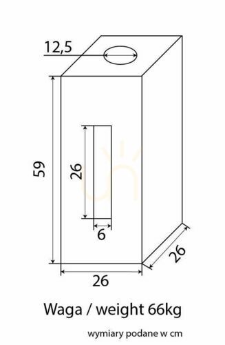 Check Foundation block SU-MA Fundament Maxi Kw concrete 26x26x59 cm