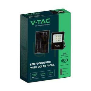 V-TAC 6W Solar LED Projector Remote Control, AUTO, Timer IP65 VT-55050 4000K 400lm small 1