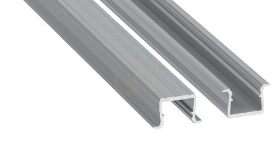 LED profile LUMINES type axin silver anodized 2 m
