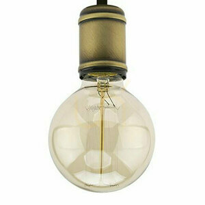 Retro Ceiling Lamp 1 Black / Patina small 1