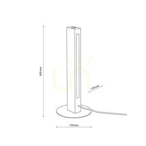 Teo Led Walnut Night Lamp small 8