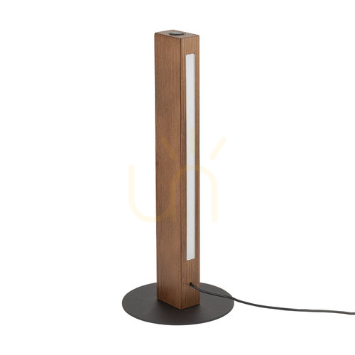 Check Teo Led Walnut Night Lamp