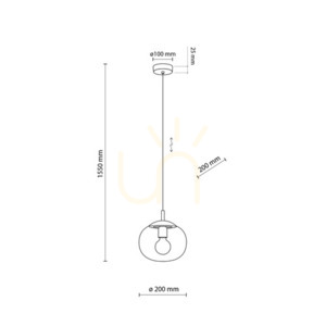 Vibe Transparent Pendant Lamp 1,200 small 4