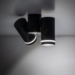 Jet Set Black 2x Gu10 small 2