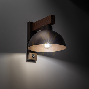 Oslo Brown Wall lamp 1 small 2