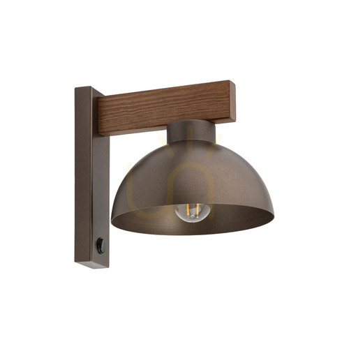 Check Oslo Brown Wall lamp 1