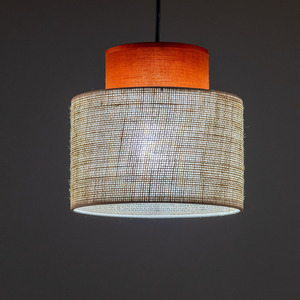 Duo Jute Brown Pendant Lamp 1 small 5
