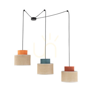 Duo Jute Mix Pendant Lamp 3 small 9