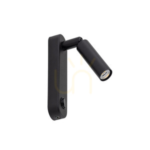 Enzo Long Black Wall lamp 1 small 4