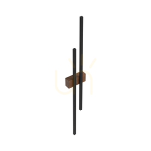 Flash Wood Walnut 2 Led wall lamp small 3
