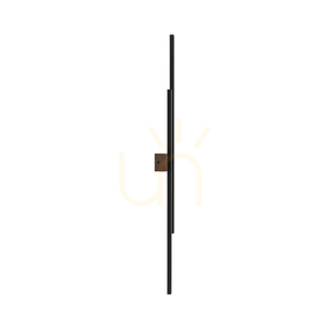 Flash Wood Walnut 2 Led wall lamp small 4
